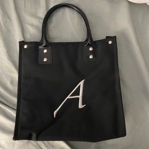 “A” Monogramed Lunch bag